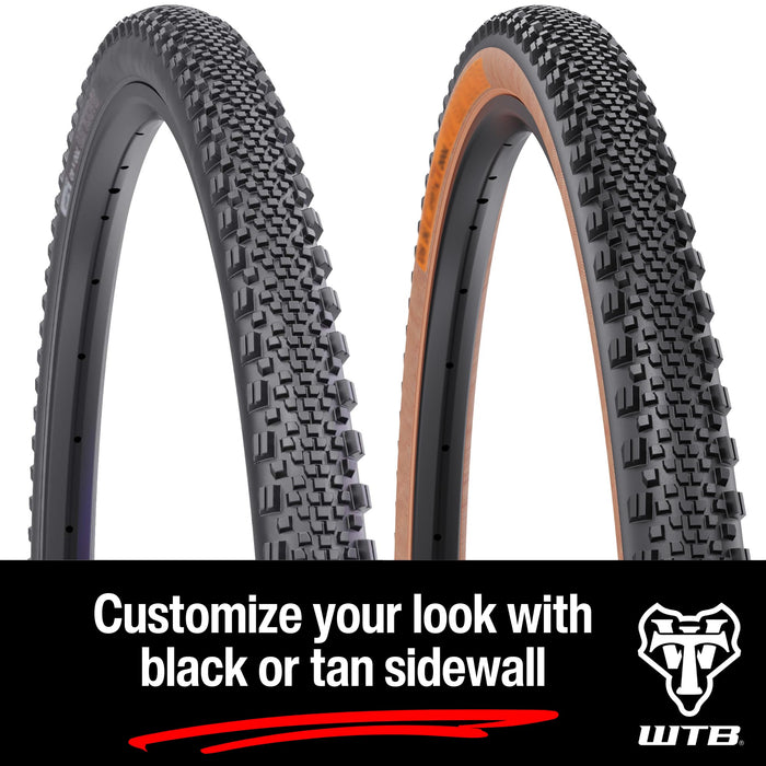 WTB Raddler Tire - 700 x 44 TCS Tubeless Folding Tan Light Fast Rolling SG2