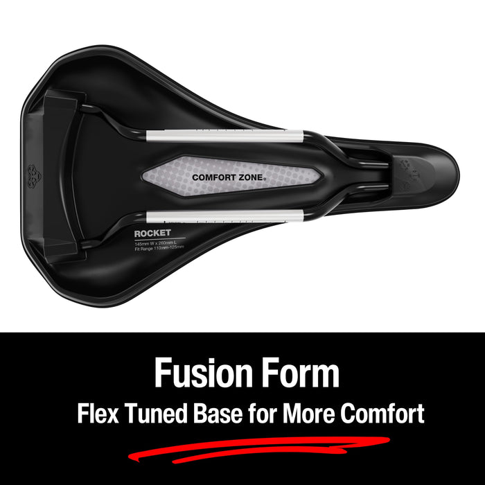 WTB Rocket Saddle - Chromoly Black Medium Fusion Form