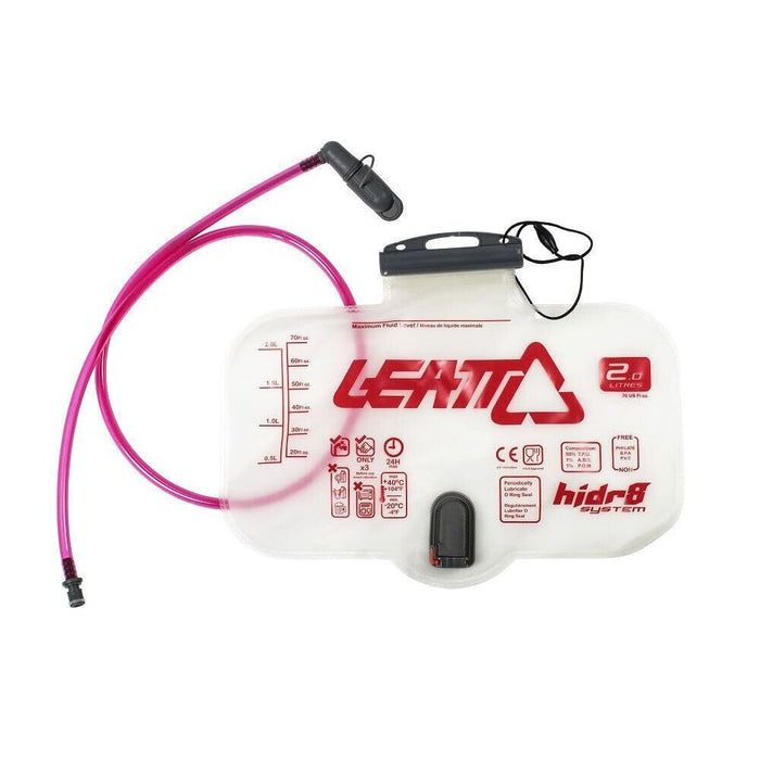 Leatt Bladder Flat CleanTech Horizontal with tube and bite valve Bicycle Hydration Systems