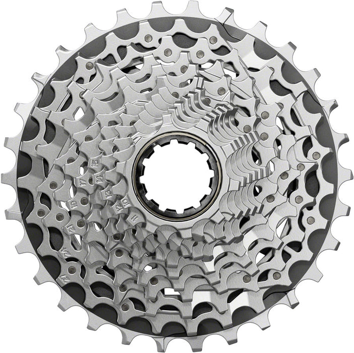 SRAM Force XG-1270 Cassette - 12-Speed 10-30t Silver For XDR Driver Body E1