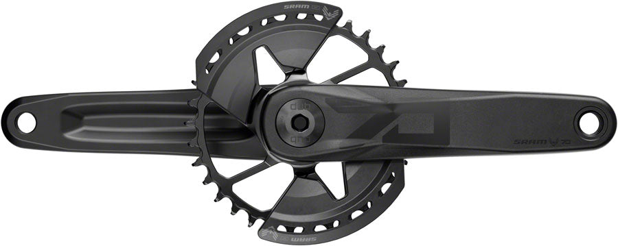 SRAM Eagle 70 T-Type Wide Crankset - 165mm 12-Speed 32t Chainring Direct Mount 2-Guards DUB Spindle Interface Black