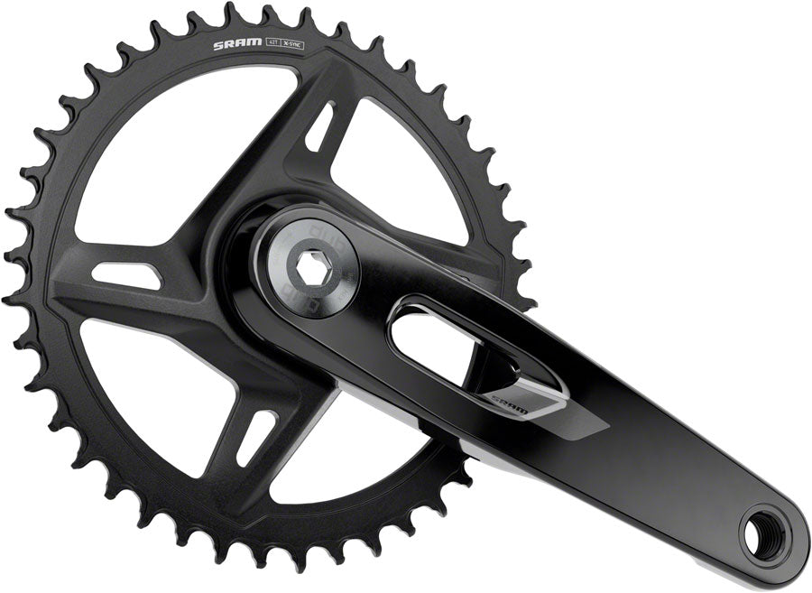 SRAM Rival 1x XPLR Wide Crankset - 165mm 12/13-Speed 42t 8-Bolt Direct Mount DUB Spindle Black E1