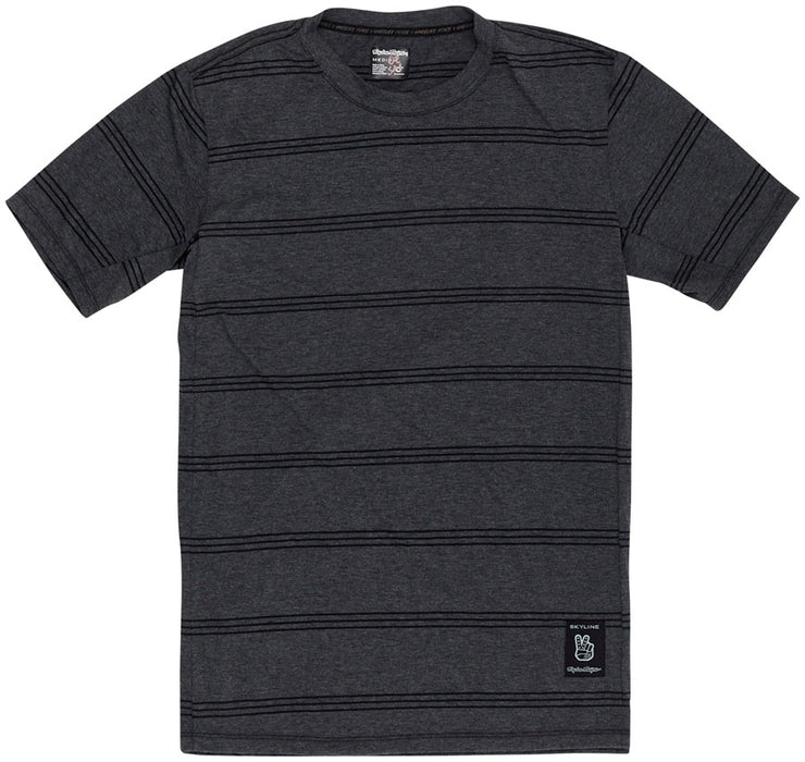 Troy Lee Designs Skyline Short Sleeve Ride Tee   Washed Out Dark Cloud Large