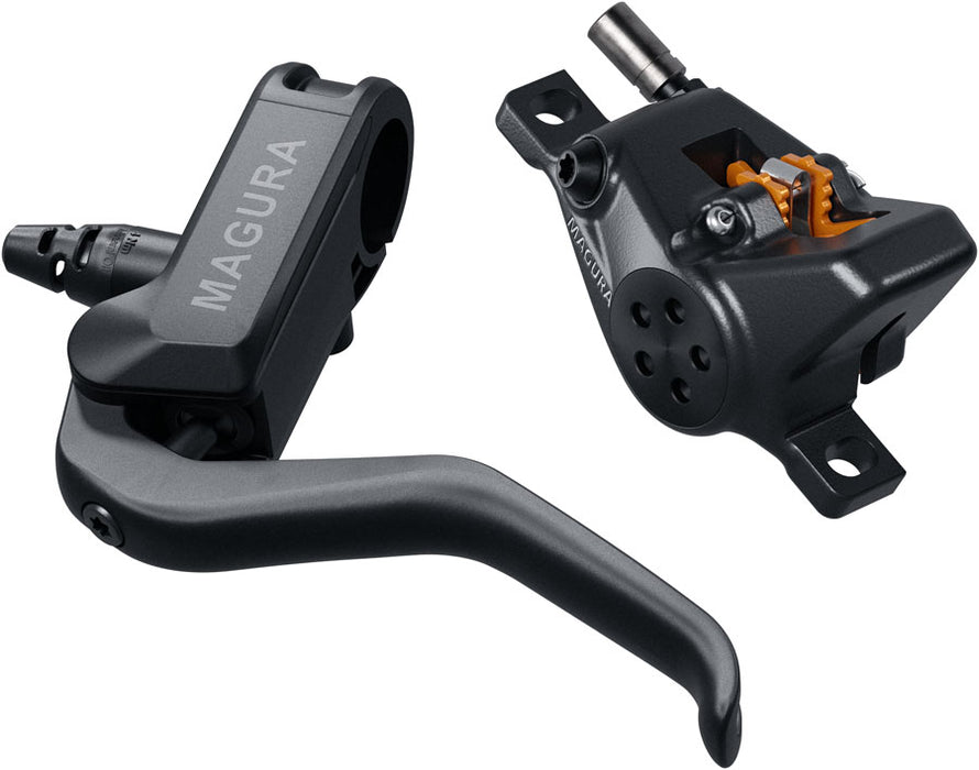 Magura MT A2 Disc Brake and Lever - Front/Left Post Mount 2-Piston Caliper Black