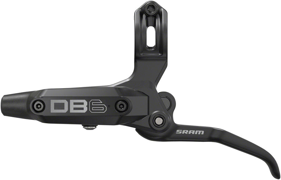 SRAM DB6 Disc Brake and Lever - Left Front or Rear 2000mm Hose Post Mount 4-Piston Aluminum Lever Diffusion Black A1