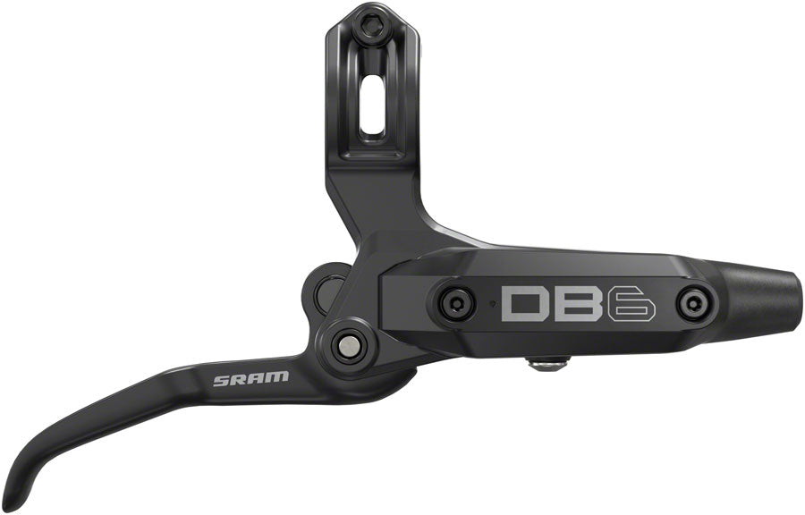 SRAM DB6 Disc Brake and Lever - Right Front or Rear 2000mm Hose Post Mount 4-Piston Aluminum Lever Diffusion Black A1