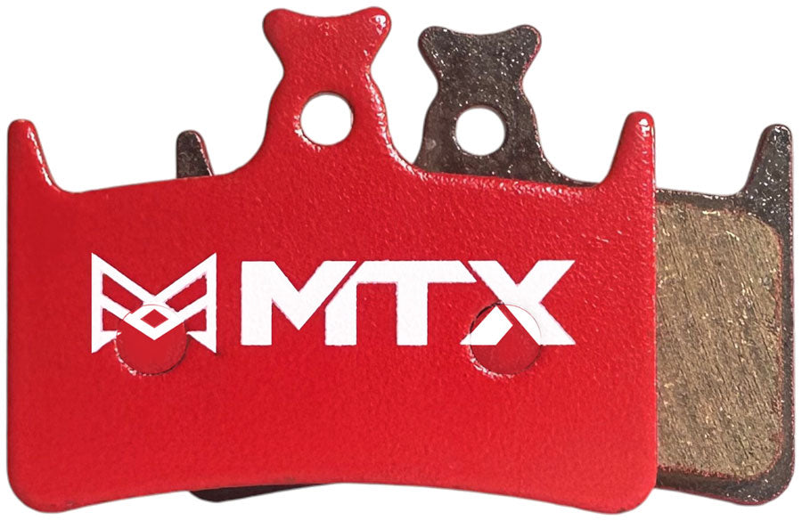 MTX Red Label RACE Disc Brake Pads - Ceramic/Kevlar Compound Hope Tech 3 and Tech 4 E4 and RX4 4-Piston Single Set