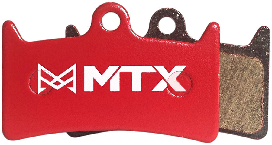 MTX Red Label RACE Disc Brake Pads - Ceramic/Kevlar Compound Hope Tech 3 and Tech 4 V4 4-Piston Single Set