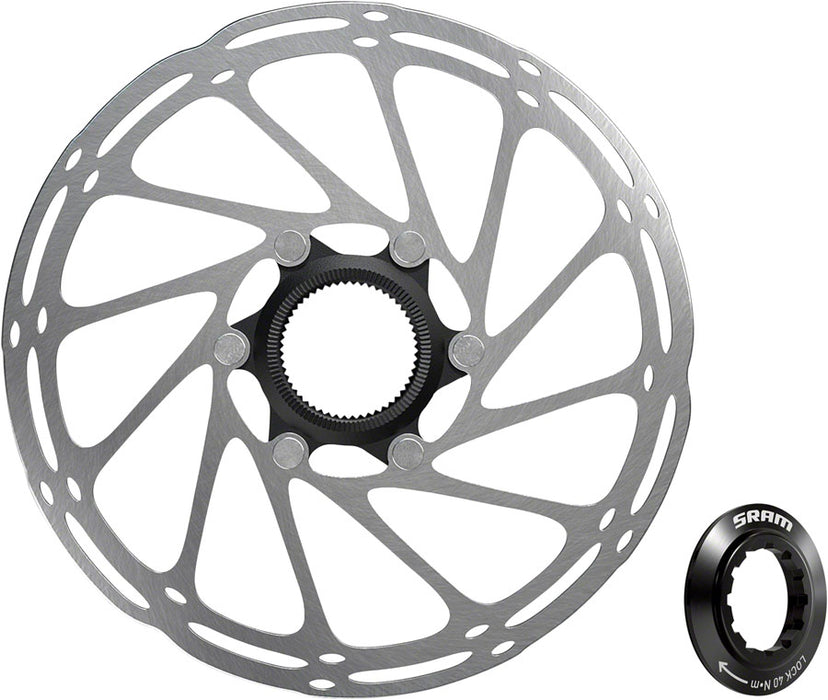 SRAM CenterLine Disc Brake Rotor - 160mm Center Lock 1.85mm Includes Internal Tooled Lockring