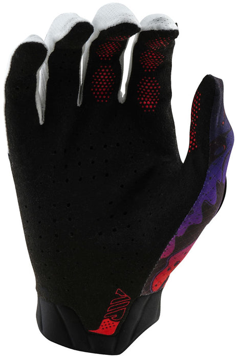 Troy Lee Designs Air Glove   Drip Black / Purple Small