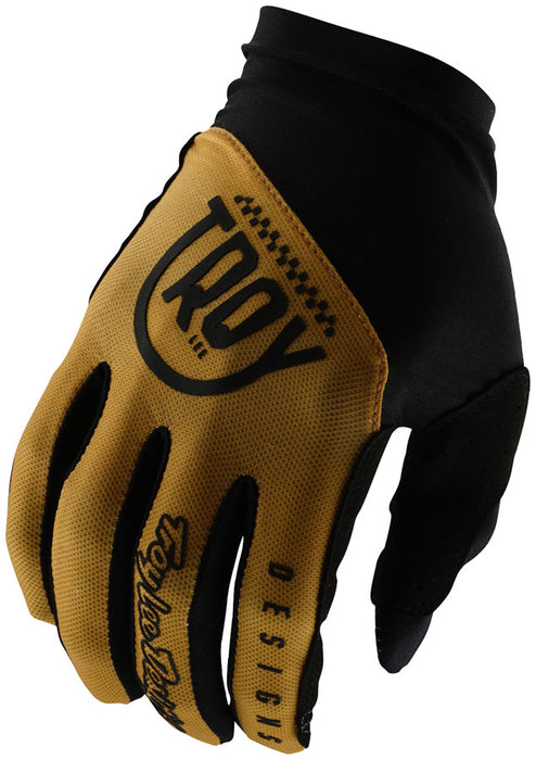 Troy Lee Designs Flowline Glove   Eyez Gold Medium