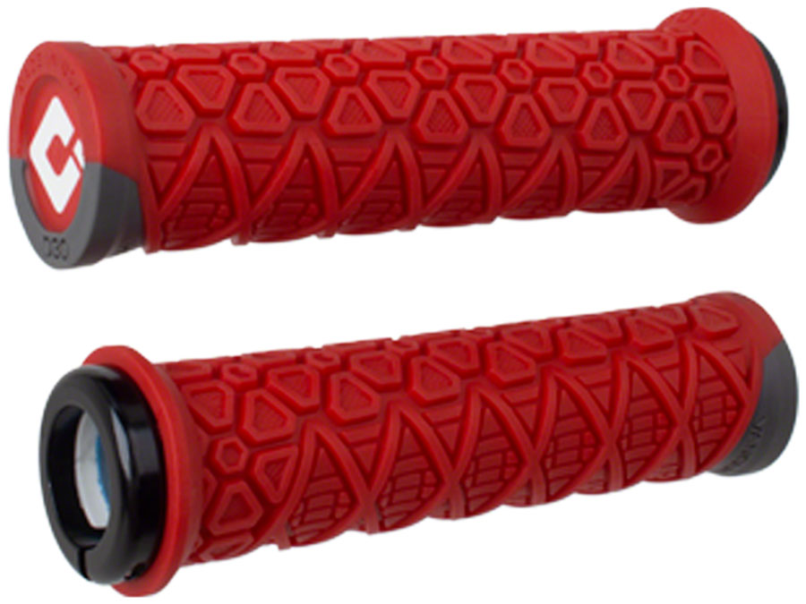 ODI Vanquish Grips - Red/Graphite Lock-On