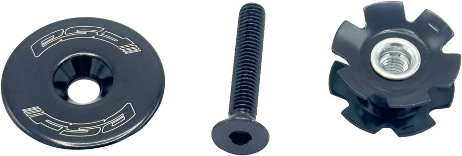 Full Speed Ahead Top Cap and Star-Nut Assembly Flat Top Aluminum Bicycle Headset Top Caps