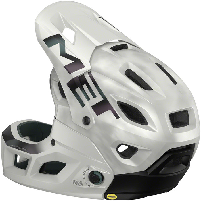 MET Parachute MCR Mips Helmet - White Iridescent Matte Medium