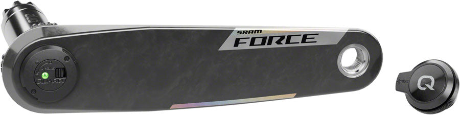 SRAM Force AXS Wide Left Crank Arm and Power Meter Spindle Assembly - 165mm 12/13-Speed DUB PM Spindle Carbon E1