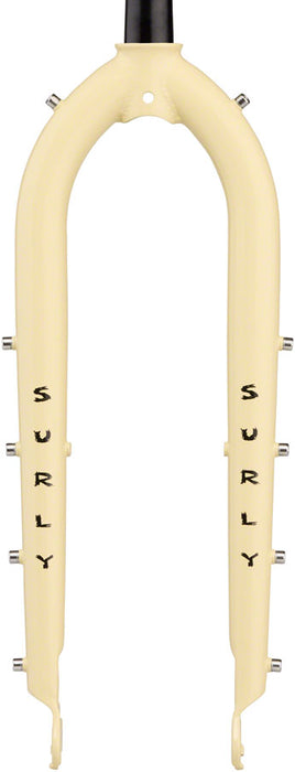 Surly Cocktail Fork - 27.5 QRx100mm 1-1/8 Straight Steerer 420mm Axle To Crown Steel Whipped Butter