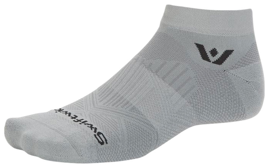 Swiftwick Aspire Ankle Socks - Circuit Pewter XLarge