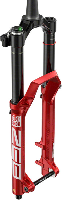 RockShox ZEB Ultimate Flight Attendant Charger 3.1 Suspension Fork - 29 170 mm 15 x 110 mm 44 mm Offset Electric Red A3
