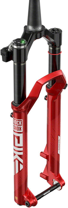 RockShox Pike Ultimate Flight Attendant Charger 3.1 Suspension Fork - 29 140 mm 15 x 110 mm 44 mm Offset Electric Red A3