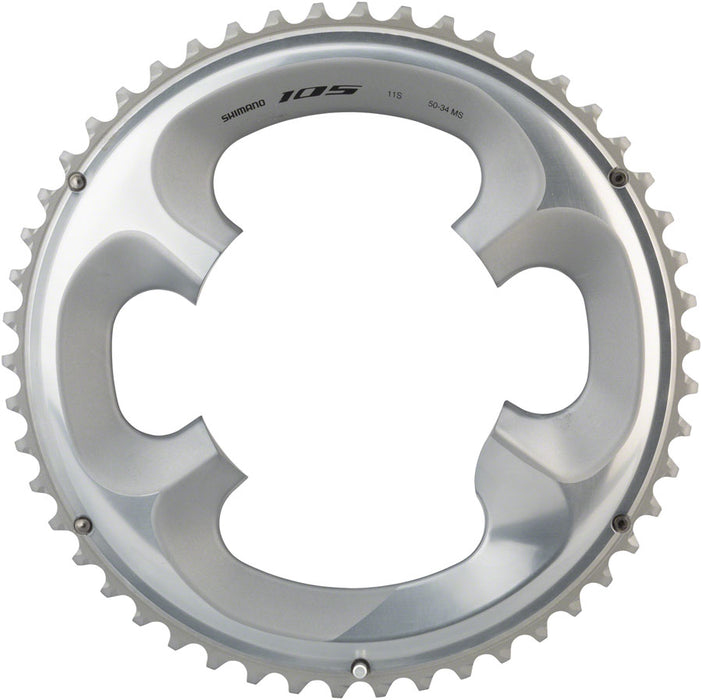 Shimano 105 FC-R7000 50t 4x110 bcd Asymmetric Chainring Silver