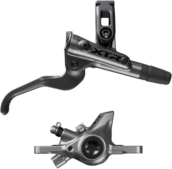 Shimano XTR M9200 XC Disc Brake and Lever - Right/Rear Post Mount 2-Piston Caliper SM-BH90-SS Hose Metal Pads Gray