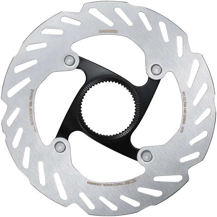 Shimano RT-CL700 SS Disc Brake Rotor - 140mm CenterLock Lockring Included