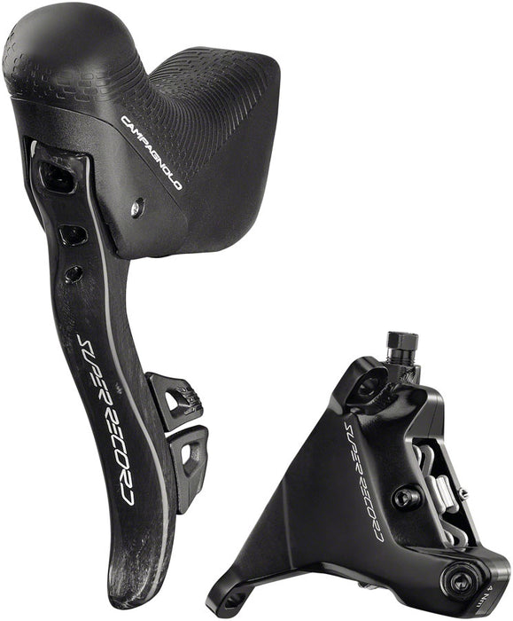 Campagnolo Super Record Ergopower Wireless Control Lever and Brake Caliper - Left/Front 12-Speed 160mm Hydraulic Disc Brake Caliper