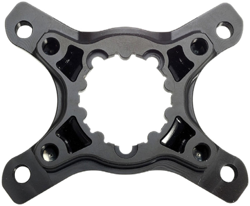 Cane Creek eeWings Chainring Spider - 4-Bolt 110 and 80 Asymmetric BCD 3-Bolt Mount Type Shimano GRX 1x and 2x Systems Black