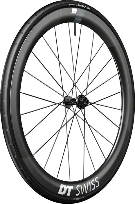 DT Swiss ARC 1400 DiCut 50 Front Wheel - 700 12 x 100mm Center-Lock Black WTS w/Aero 111 Tire