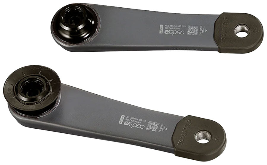 e*thirteen Helix Race Carbon e*spec  Crankset -  165mm DUB 12mm Offset Black