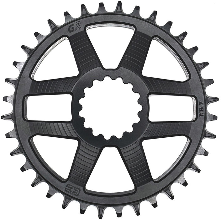 e*thirteen Helix Race GR Direct Mount Chainring - 36t For use with Helix Race GR Crank Silver