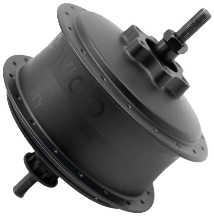 Enviolo CVP Internally Geared Hub - City CY24 44t Spline 36 Hole 135mm Bolt-On Axle 6-Bolt Disc Black