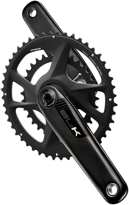 Full Speed Ahead SL-K 2x Modular Carbon Crankset - 172.5mm For SRAM AXS 12-Speed 48/35t DM/90 BCD 30mm 386EVO Spindle Black