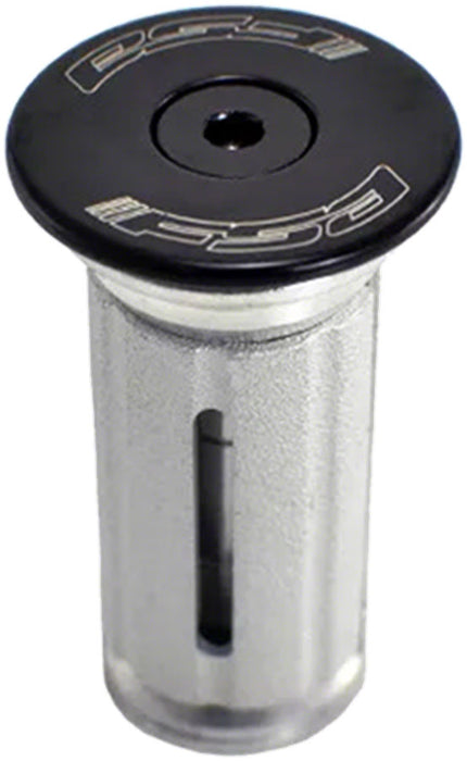 Full Speed Ahead TH-881-1 Compressor Expander Plug and Top Cap - 1-1/8 Aluminum Top Cap For Carbon Steerer Tubes Black