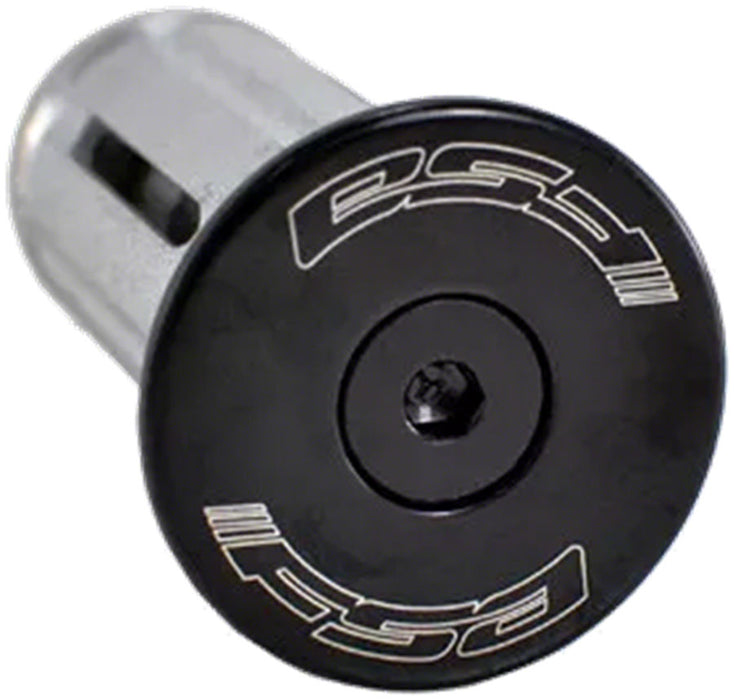 Full Speed Ahead TH-881-1 Compressor Expander Plug and Top Cap - 1-1/8 Aluminum Top Cap For Carbon Steerer Tubes Black