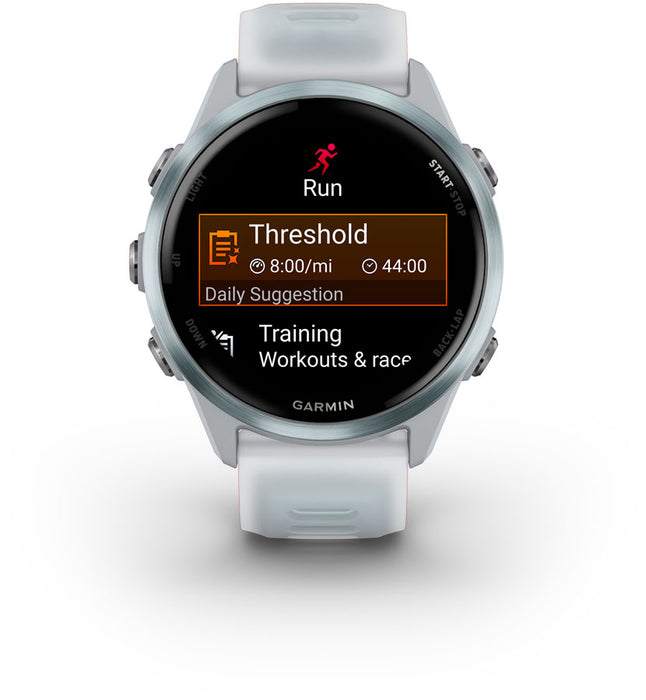 Garmin Forerunner 570 SmartWatch - 42mm Whitestone/Cloud Blue