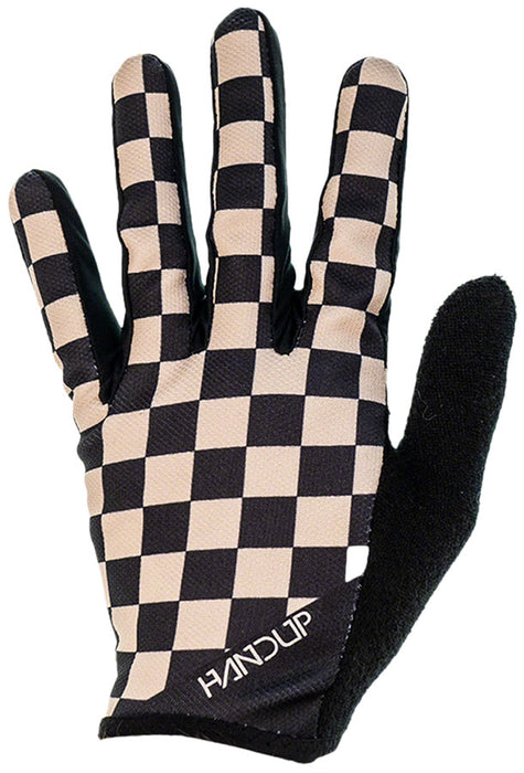 Handup Most Days Gloves - Checkered Black/Tan Small