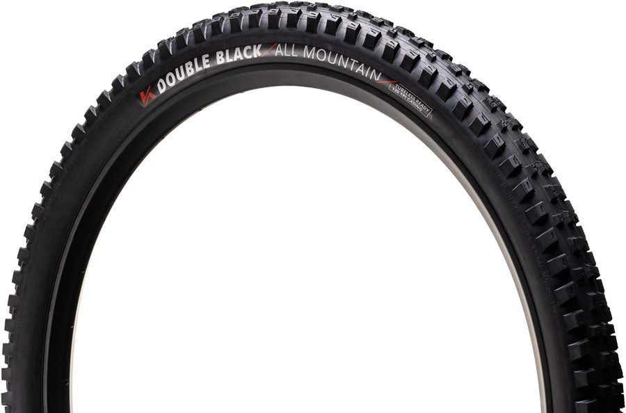 Kenda Double Black Tire - 27.5 x 2.40 Tubeless Folding Black All Mountain Triple