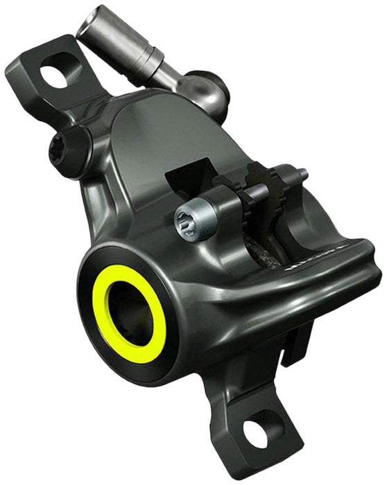 Magura MT8 SL Disc Brake Caliper - Front or Rear Post Mount 2-Piston Gray/Red/Yellow