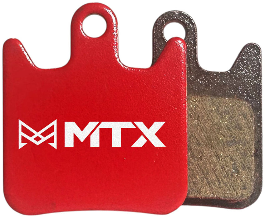 MTX Red Label RACE Disc Brake Pads - Ceramic/Kevlar Compound Hope X2 Variants 2-Piston Single Set