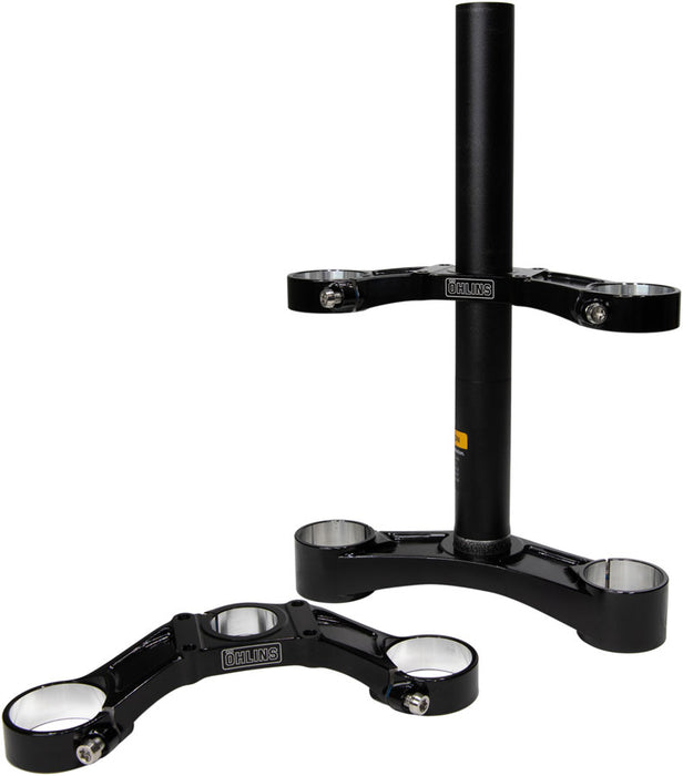 Ohlins DH38 Suspension Fork Crownset - 54mm Offset Flat and Riser Upper Crowns Includes Fork Bumpers