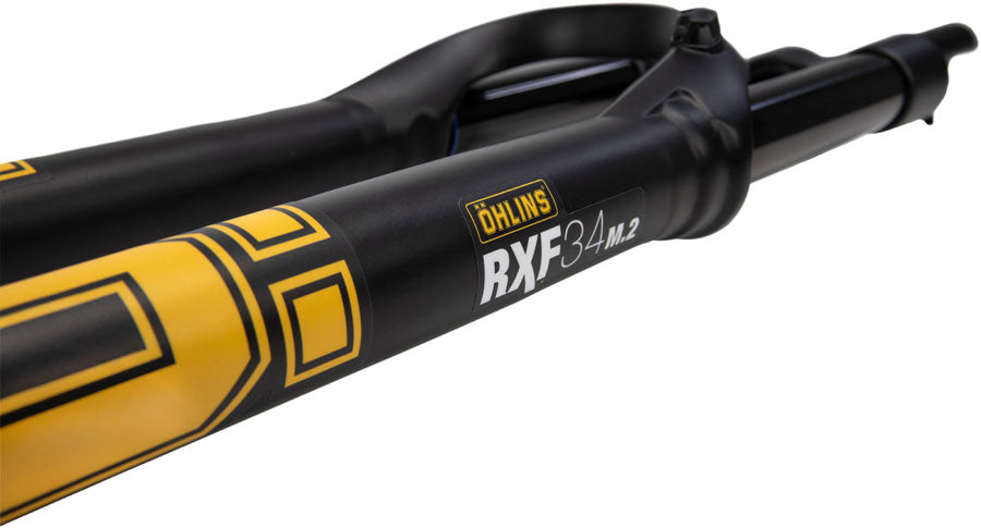Ohlins RXF34 m.2 Suspension Fork - 29 130mm 15mm x 110mm 44mm Offset OTX18 Damper Air Spring Black