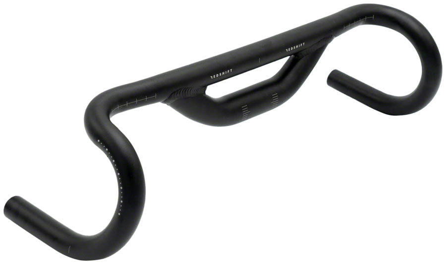 Redshift Sports Top Shelf Low Flare Road Drop Handlebar - Aluminum 31.8mm 44cm 50mm Rise Black
