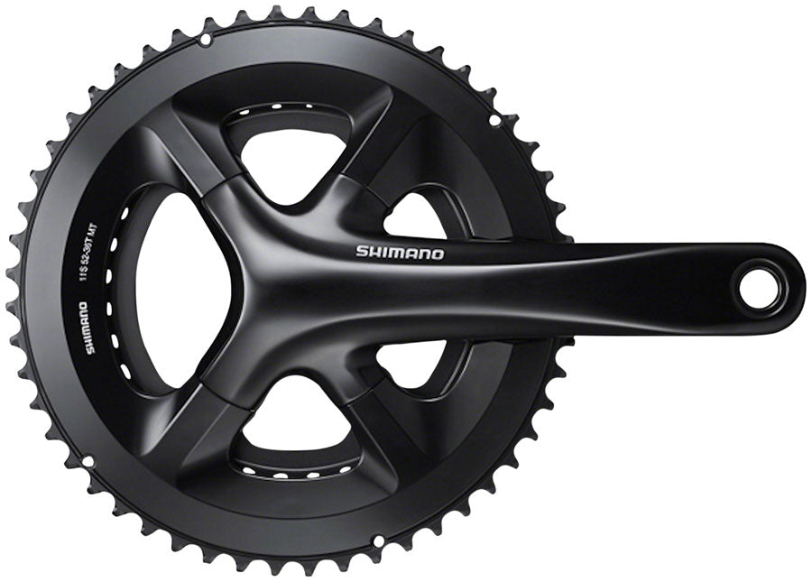 Shimano 105 FC-RS510 Crankset - 172.5mm 11-Speed 50/34t 110 Asymmetric BCD Hollowtech II Spindle Interface Black