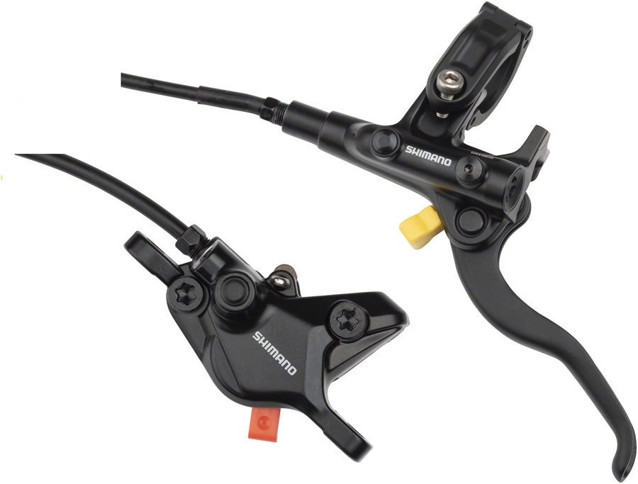 Shimano Deore BL-M4100/BR-MT410 Disc Brake and Lever - Front Hydraulic Resin Pads Gray