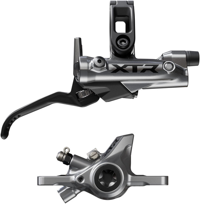 Shimano XTR BR-M9200 Disc Brake and BL-M9220 Lever - Right/Rear Post Mount 2-Piston Caliper SM-BH90-SS Hose Metal Pads Gray