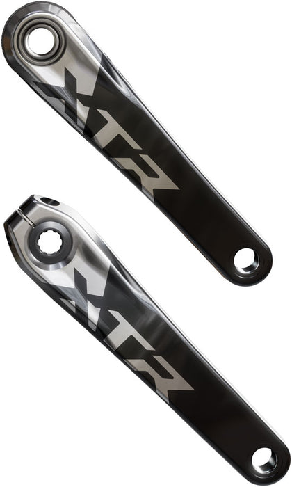 Shimano XTR FC-9220 Enduro Crankset - 165mm 12-Speed 1x Direct Mount Hollowtech II Hollow-Forged Crankarms Black/Silver