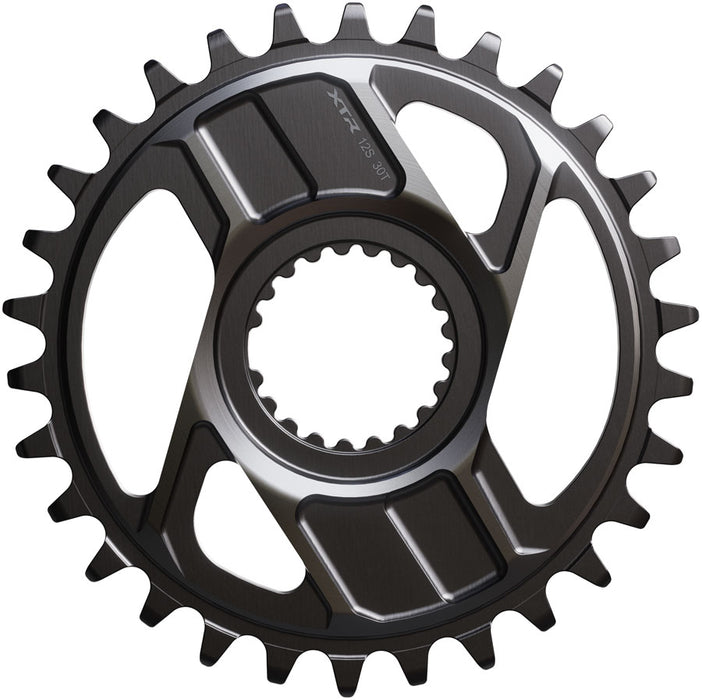 Shimano XTR SM-CRM96 1x Direct Mount Chainring - 30t Shimano Direct Mount For 12-Speed HG+ Chain Fits M9200 and M9220 Crank Dark Gray