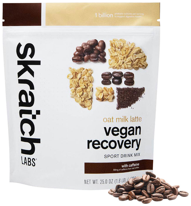 Skratch Labs Recovery Drink Mix - Vegan Oat Milk Latte 12 serving