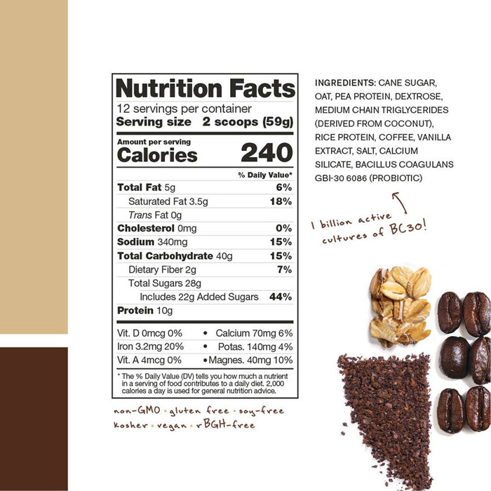 Skratch Labs Recovery Drink Mix - Vegan Oat Milk Latte 12 serving